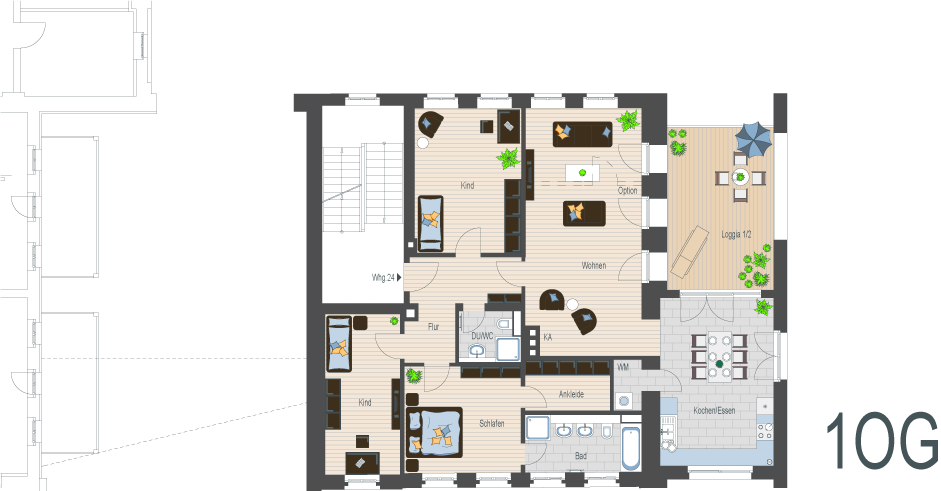 Wellenwerk IV - Wohnen am Cospudener See - Kontor  - Wohnung 24