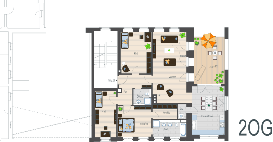 Wellenwerk IV - Wohnen am Cospudener See - Kontor - Wohnung 25